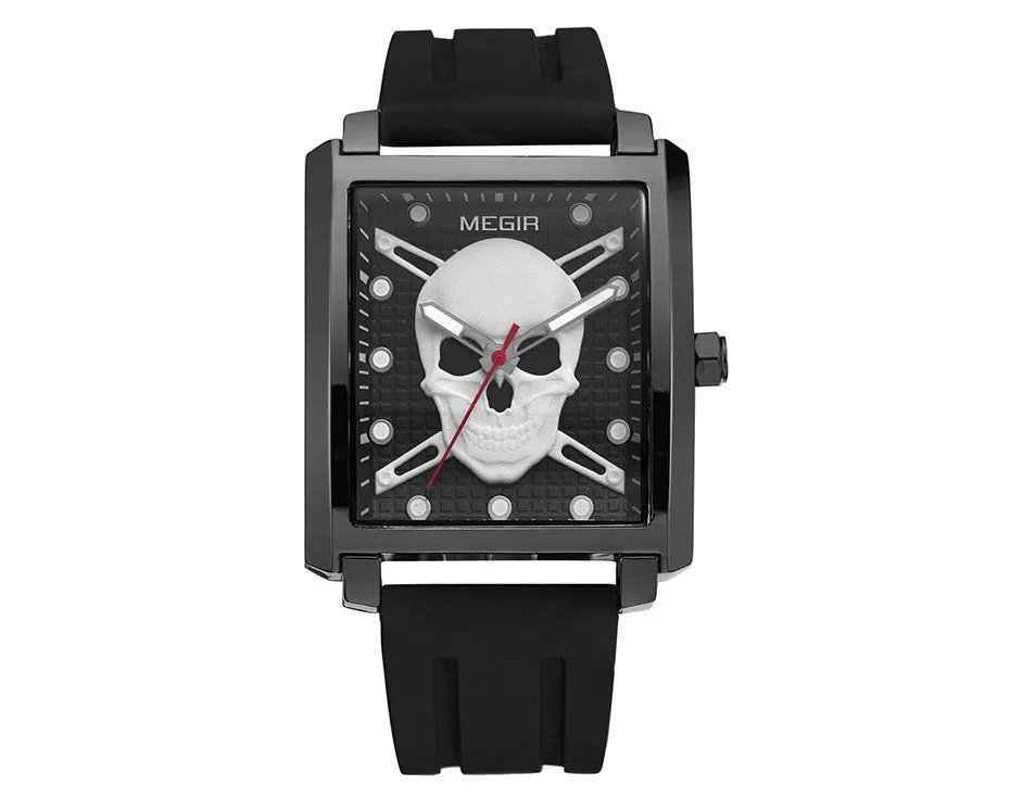 Luminous Skull Watch