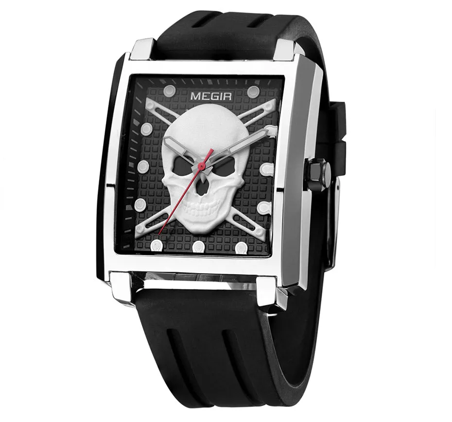 Luminous Skull Watch