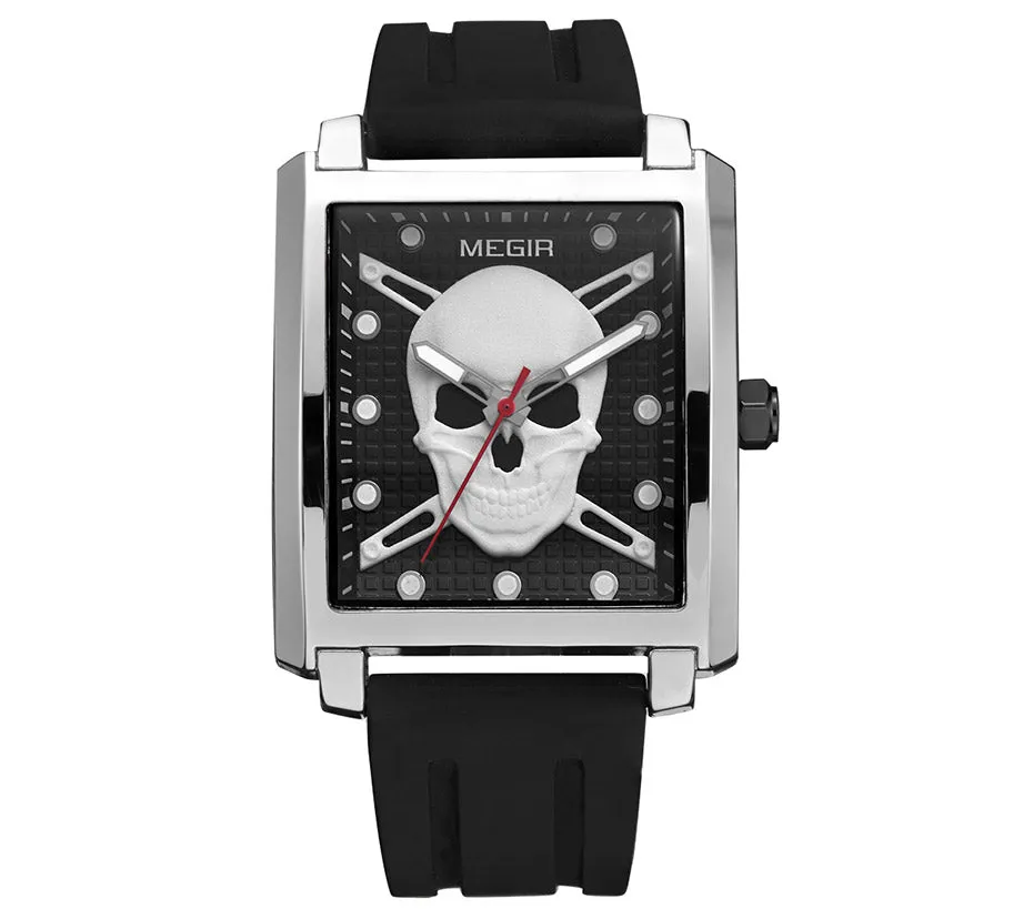Luminous Skull Watch