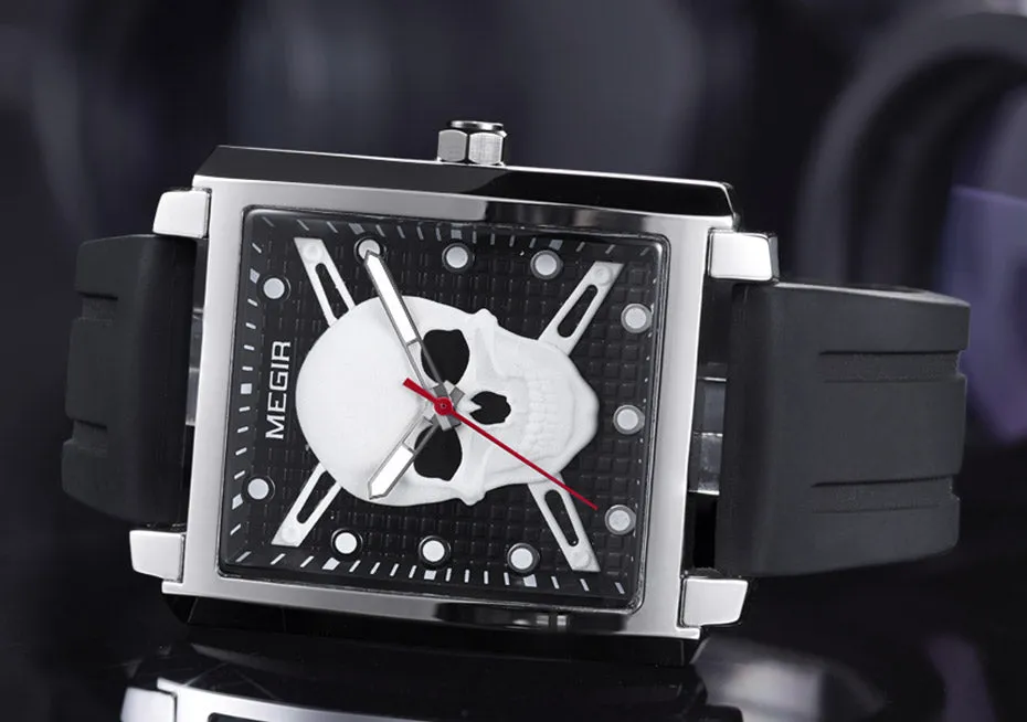 Luminous Skull Watch