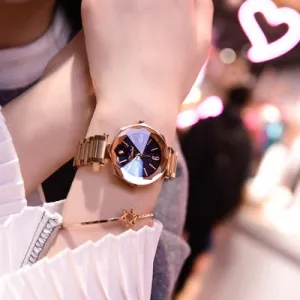 Luxury Clock Stainless Steel Women's Wristwatches
