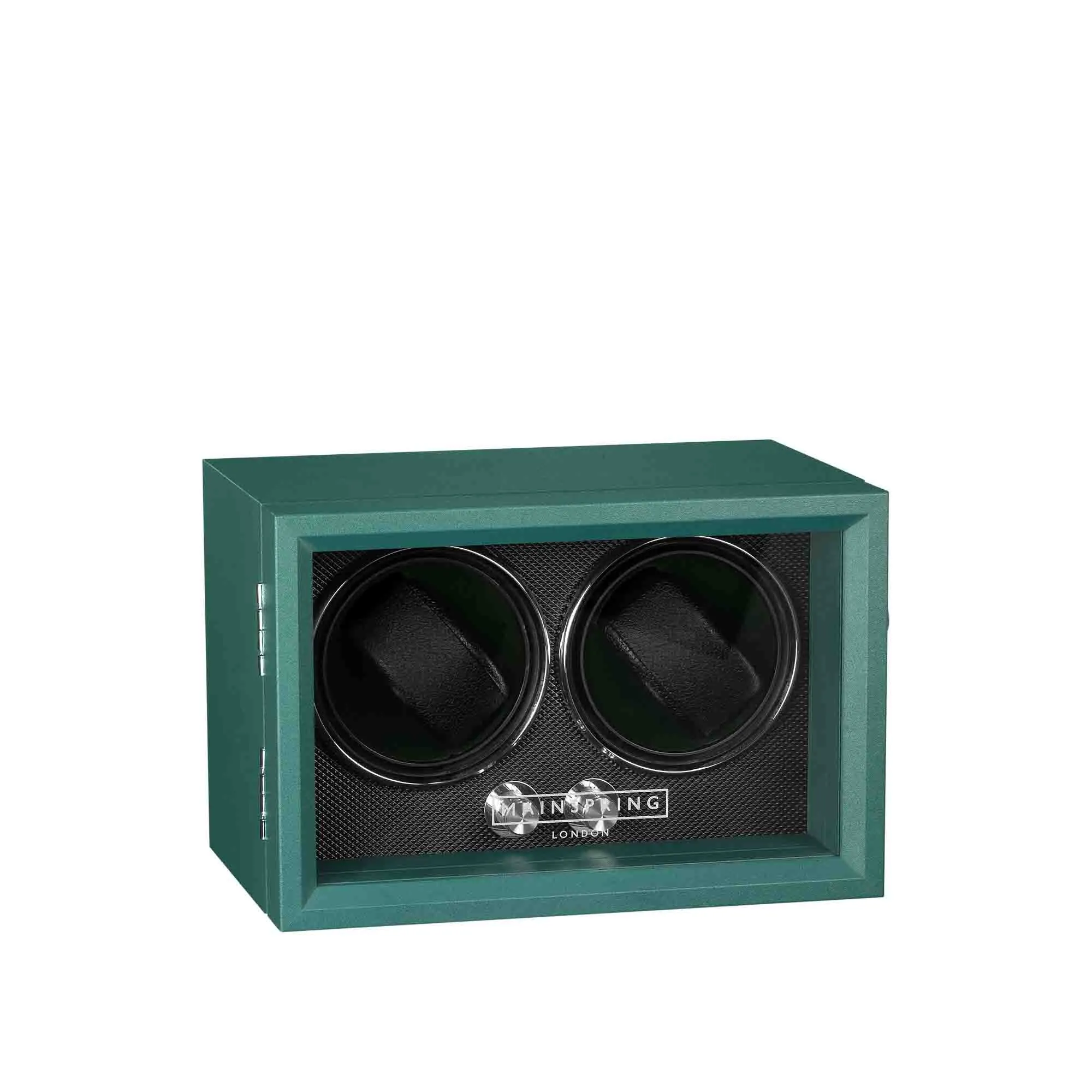 Mainspring Oxford Guardian Dual Slot Watch Winder Emerald Green