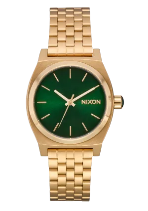 Medium Time Teller - Gold / Green Sunray
