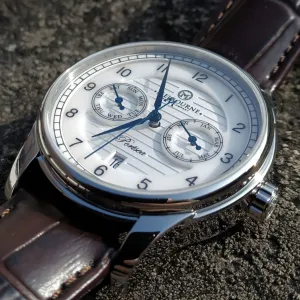 Melbourne Portsea Calendar Classic —&nbsp;Silver (Triple&nbsp;Calendar)