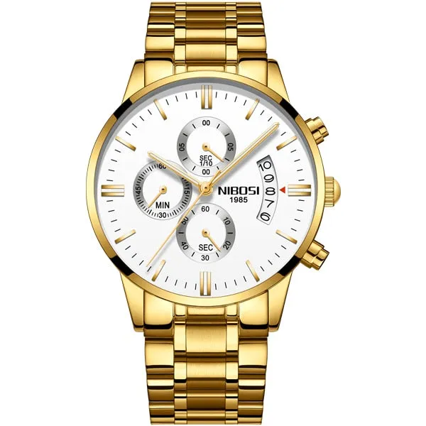 Men Luxury Fashion Watch Made with Stainless Steel