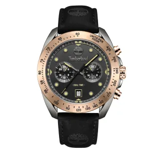 Men's Carrigan Dual Time Rosegold - Black Watch TDWGF2230502