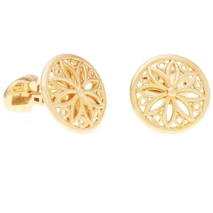 MEN'S LEAF CUFFLINKS