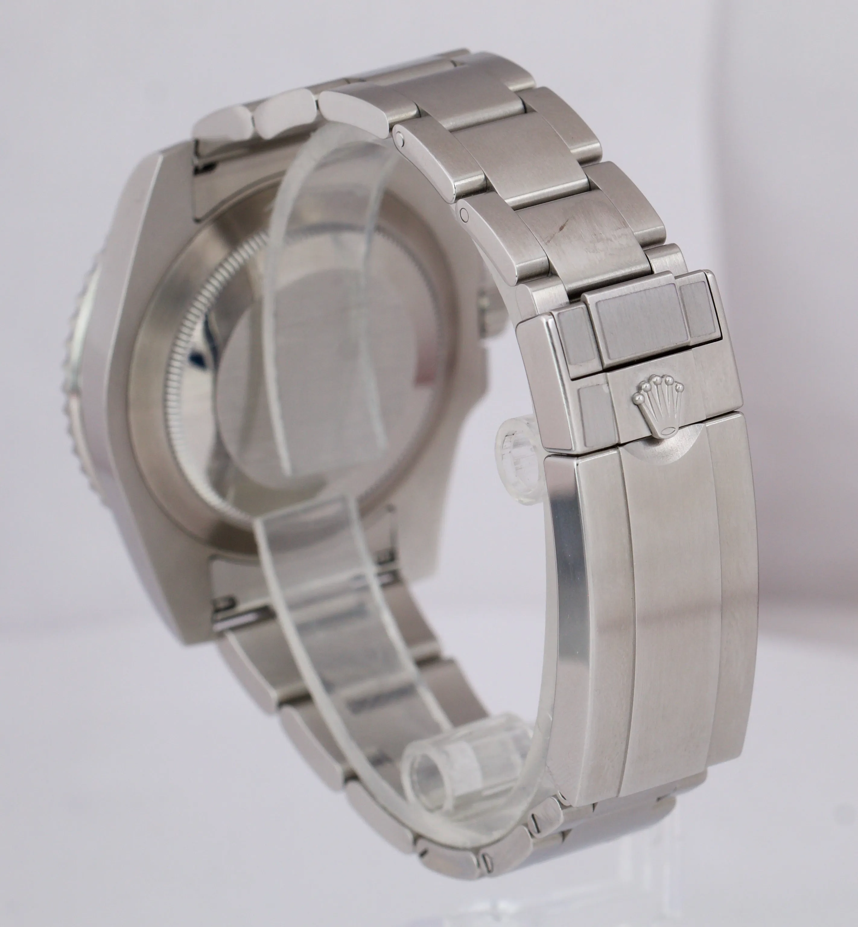 Men's Rolex Submariner No-Date Stainless Steel 40mm Black Oyster Watch 114060