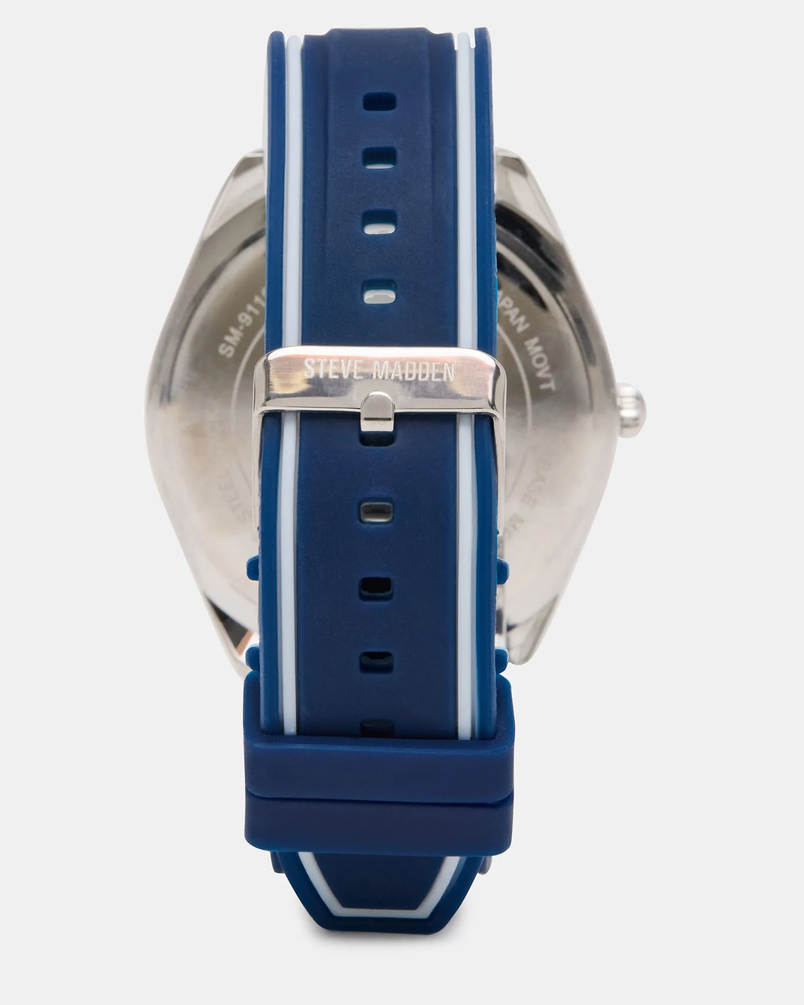 MEN'S SILICONE WATCH BLUE/WHITE
