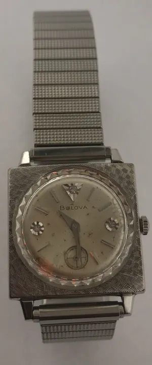 Men's Vintage Bulova 10K/GF Squared Watch
