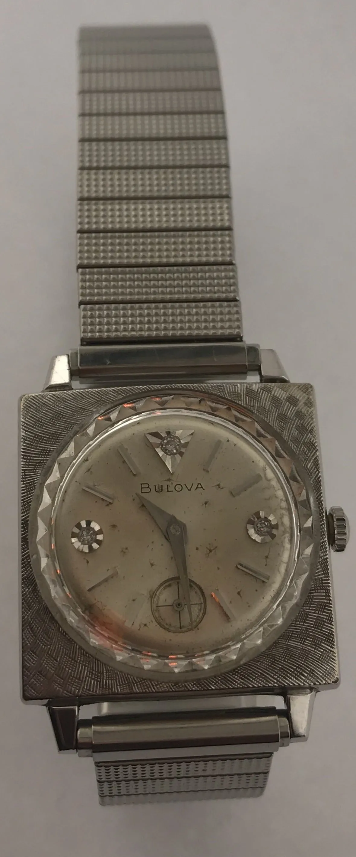 Men's Vintage Bulova 10K/GF Squared Watch