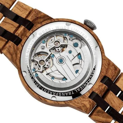 Men's Wood Watch Dual Wheel Automatic Ambila -2021 Pick