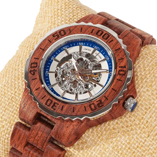 Men's Wooden Watch Genuine Automatic Kosso