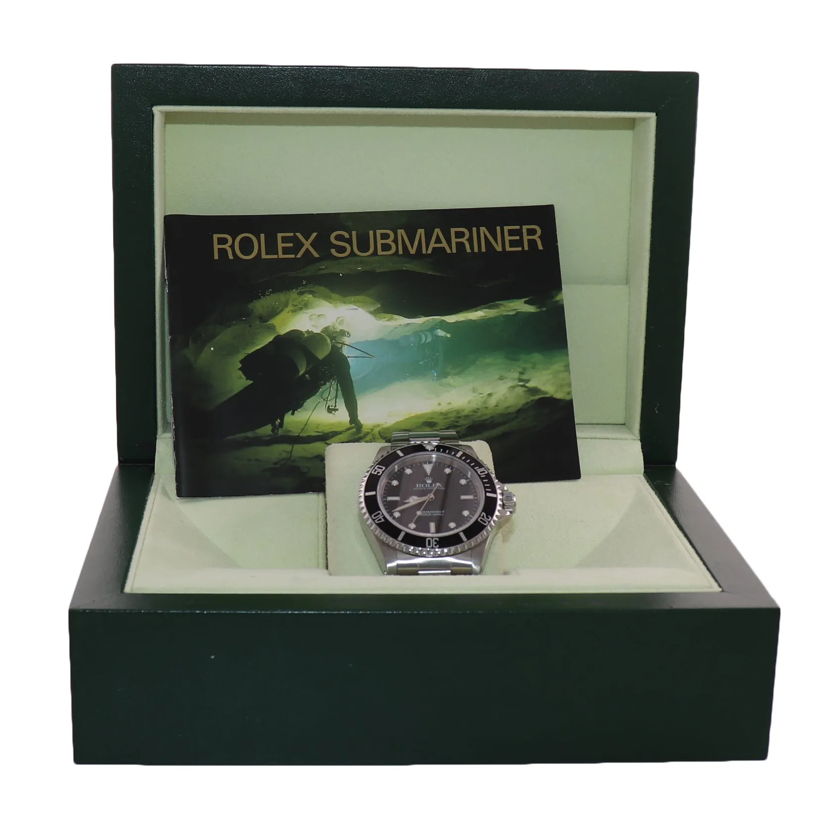MINT 2003 Rolex Submariner No-Date 14060m Steel Black Pre Ceramic Watch Box
