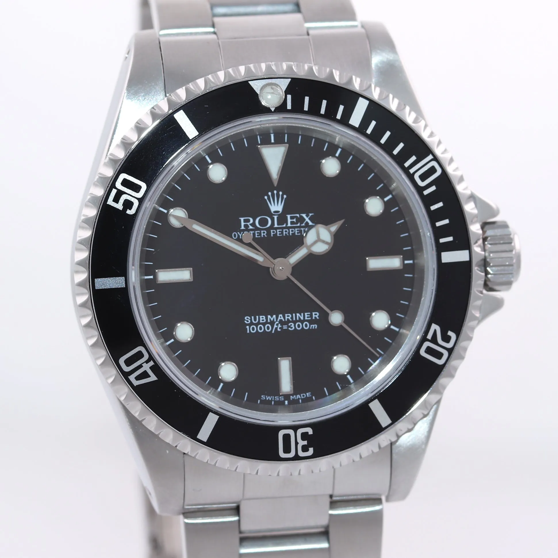 MINT 2003 Rolex Submariner No-Date 14060m Steel Black Pre Ceramic Watch Box