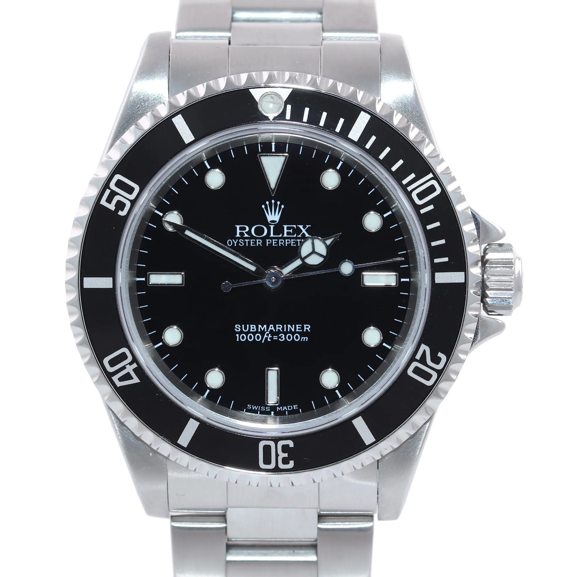 MINT 2003 Rolex Submariner No-Date 14060m Steel Black Pre Ceramic Watch Box