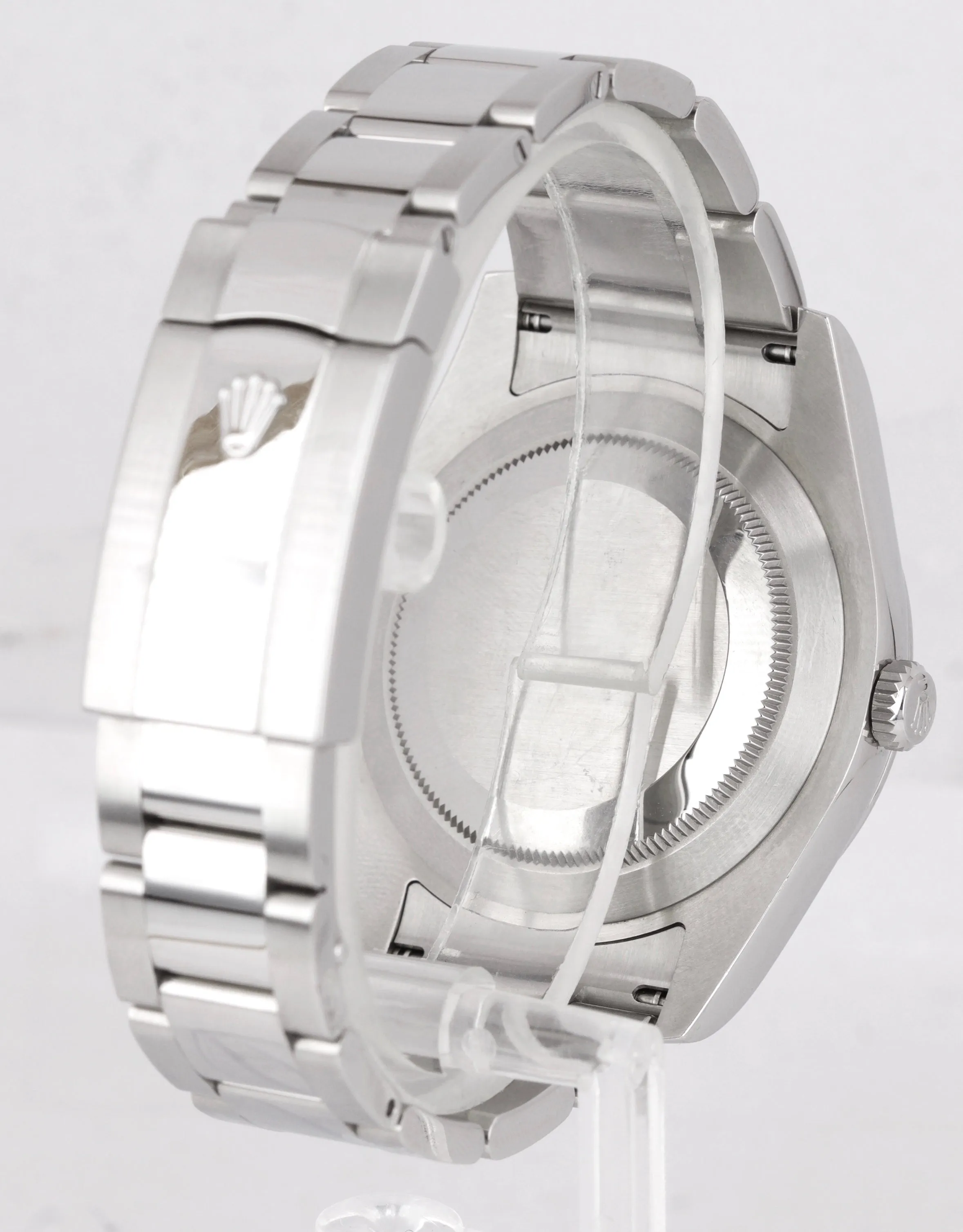 MINT 2017 Rolex DateJust II 41mm White Smooth Stainless Oyster Watch 116300