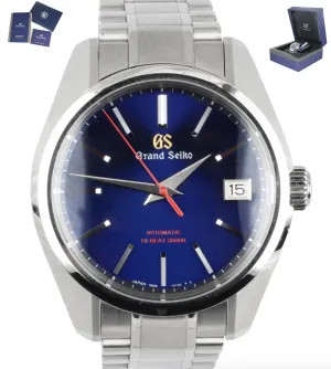 MINT 2020 Grand Seiko SBGH281 60th Anniversary Blue Limited 40mm Stainless Auto