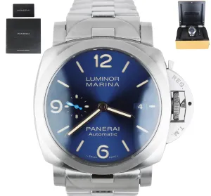 MINT 2020 Panerai Luminor Marina Blue Stainless Steel PAM 1058 44mm PAM01058