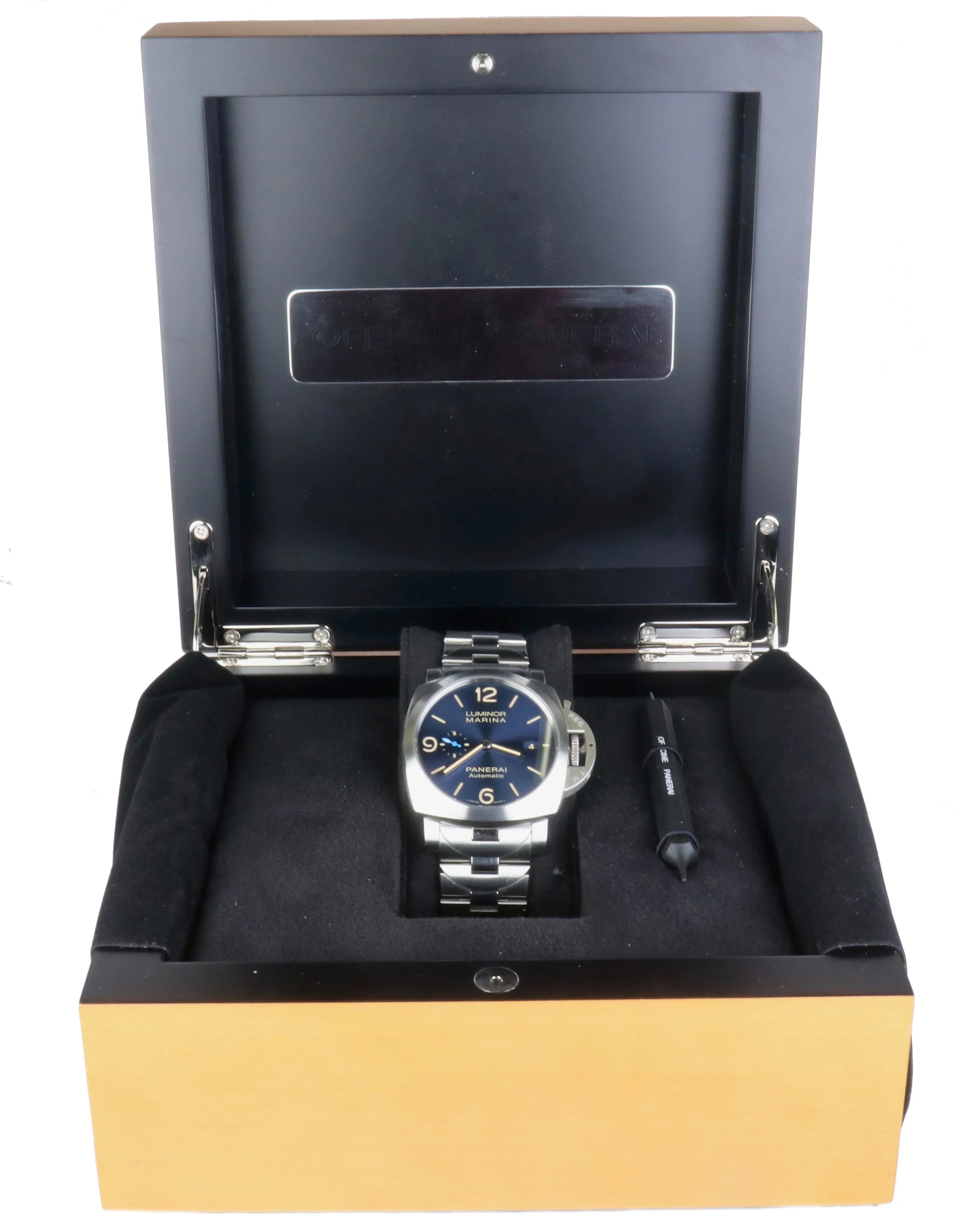 MINT 2020 Panerai Luminor Marina Blue Stainless Steel PAM 1058 44mm PAM01058