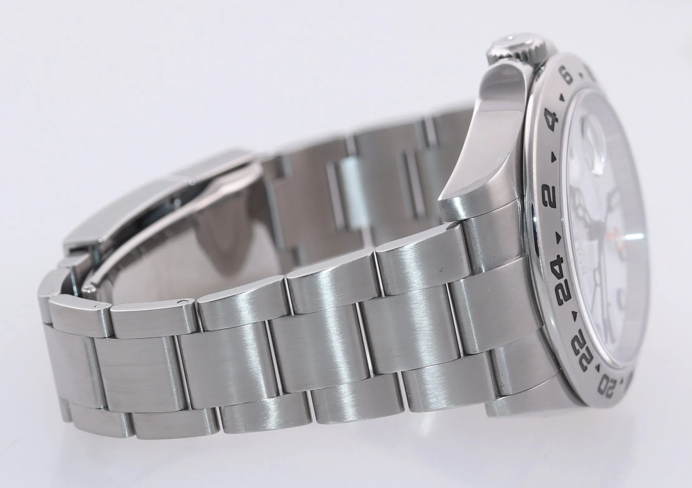 MINT 2020 Rolex Explorer II 42mm Polar 216570 White Steel Oyster GMT Watch Box