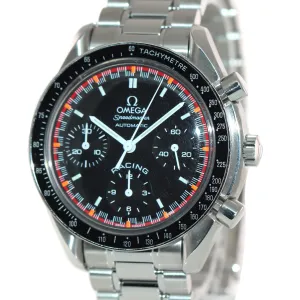 MINT LIMITED Omega Speedmaster Racing Schumacher Steel 3518.50 39mm Chrono Watch