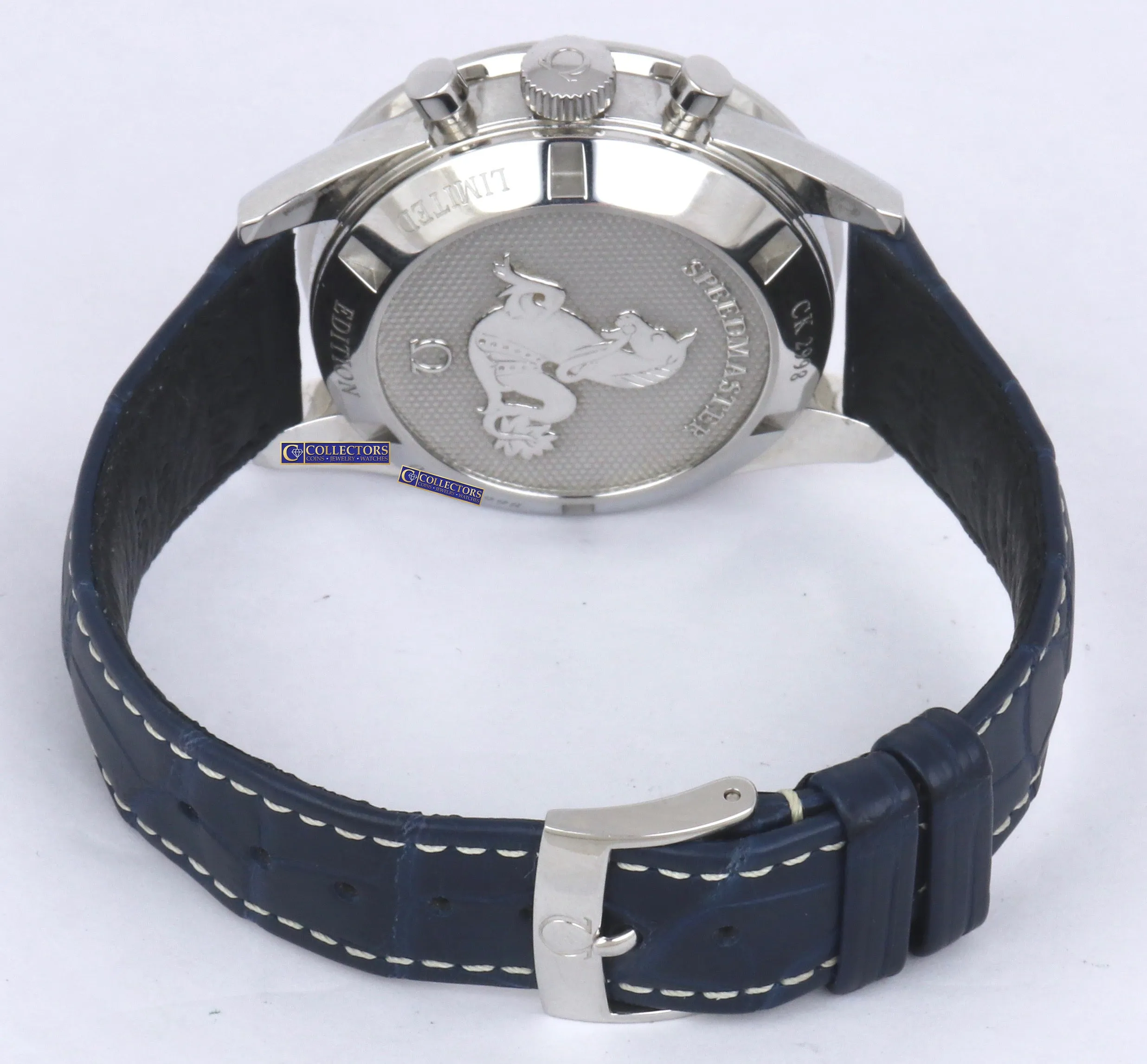 MINT Omega Speedmaster CK2998 Moonwatch 311.33.40.30.02.001 Blue Silver Limited