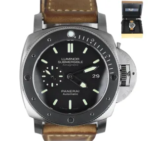 MINT Panerai Luminor 1950 Titanium Submersible Amagnetic 47mm PAM00389 PAM 389