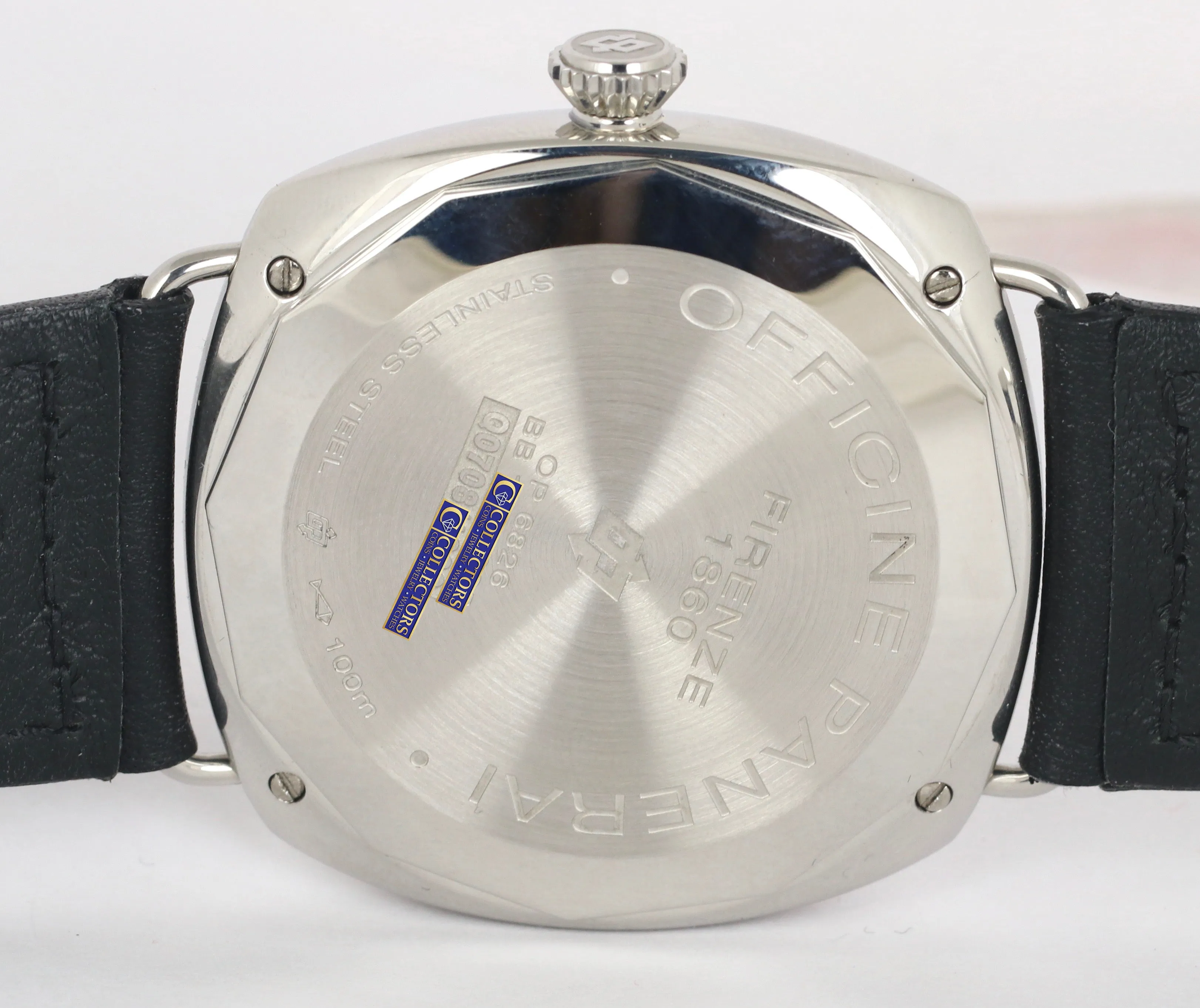 MINT Panerai Radiomir PAM 380 Black Seal Logo Stainless Manual 45mm PAM00380