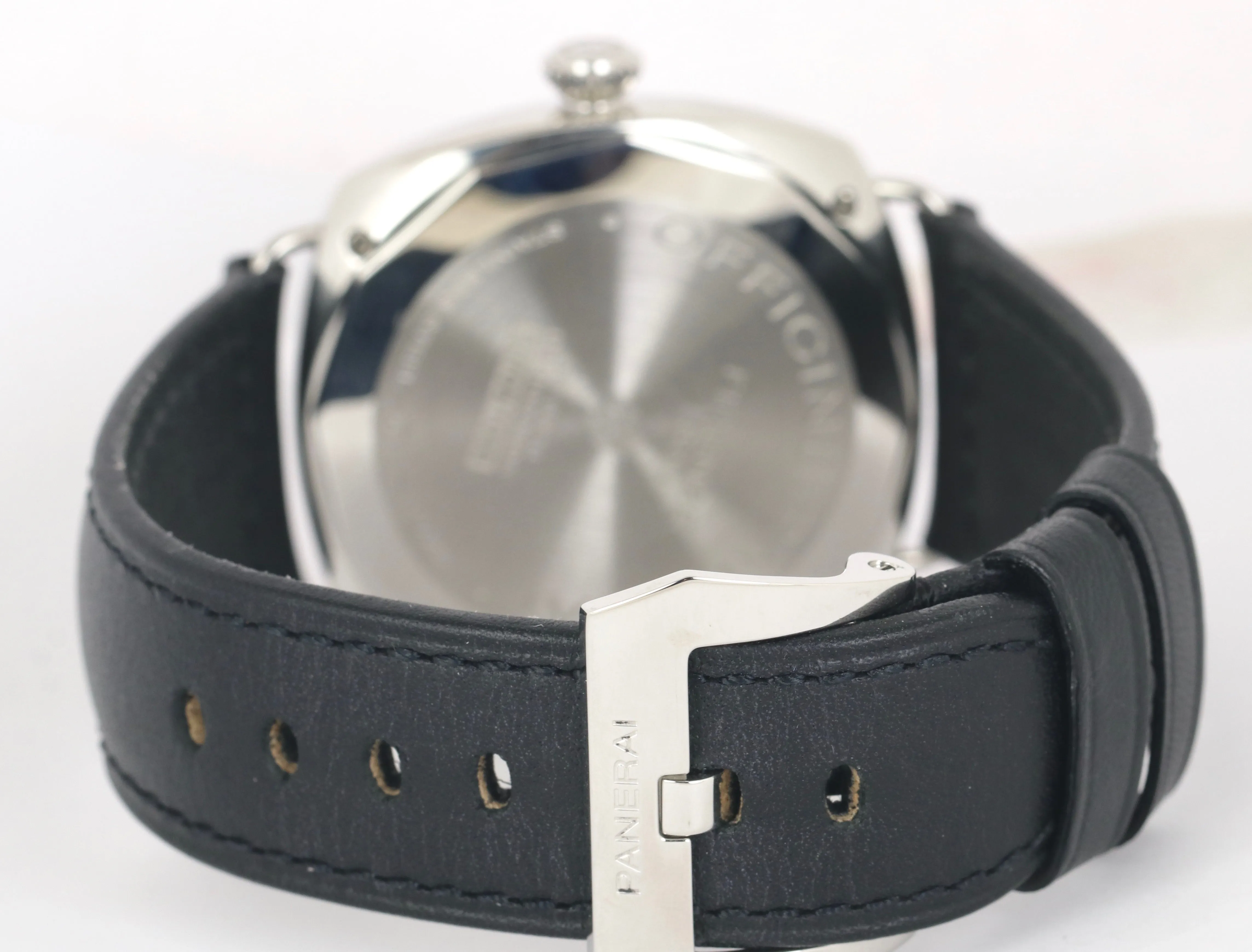MINT Panerai Radiomir PAM 380 Black Seal Logo Stainless Manual 45mm PAM00380