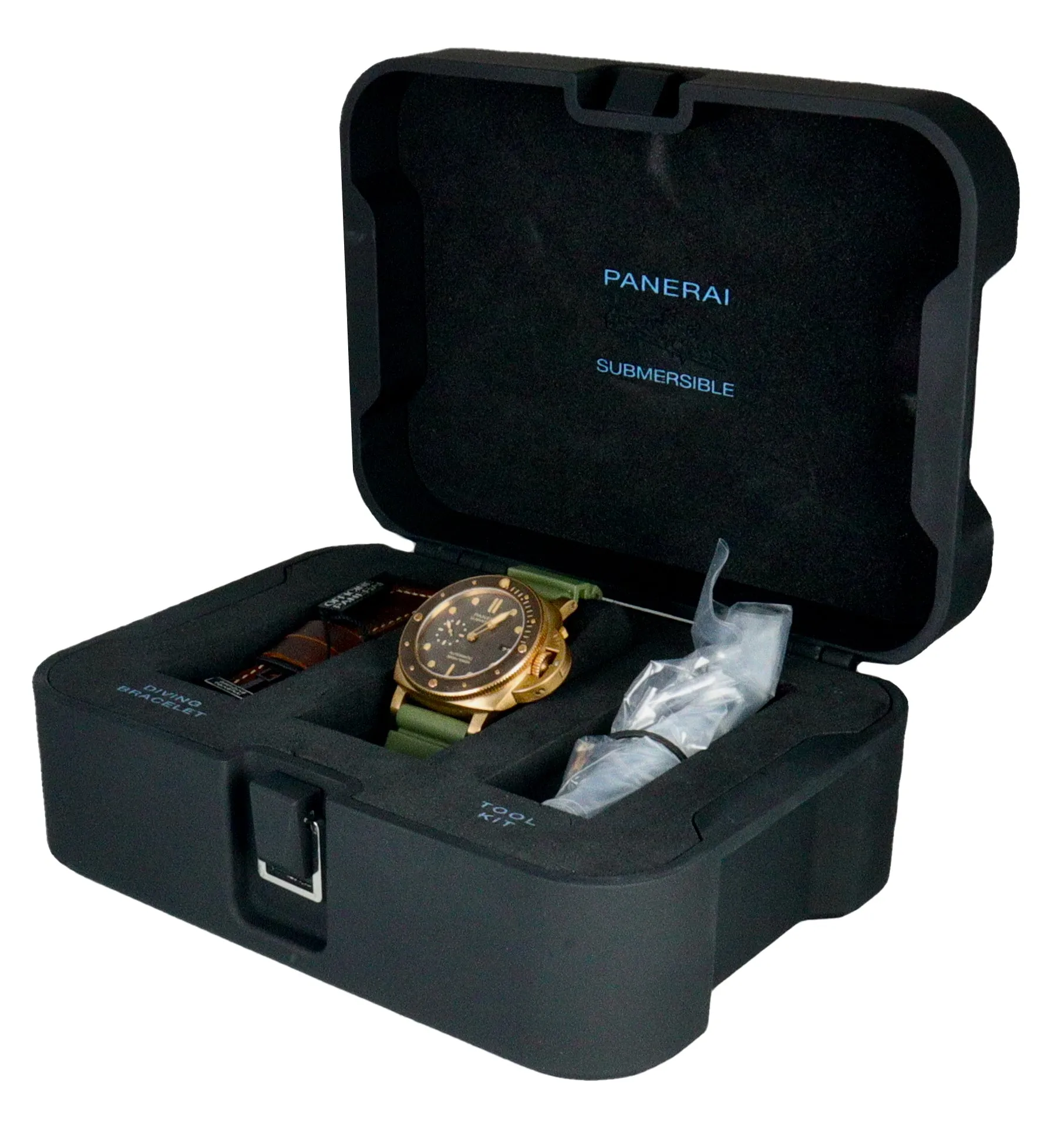 MINT Panerai Submersible 3 Day Bronzo PAM 968 Ceramic 47MM PAM00968 Bronze Watch