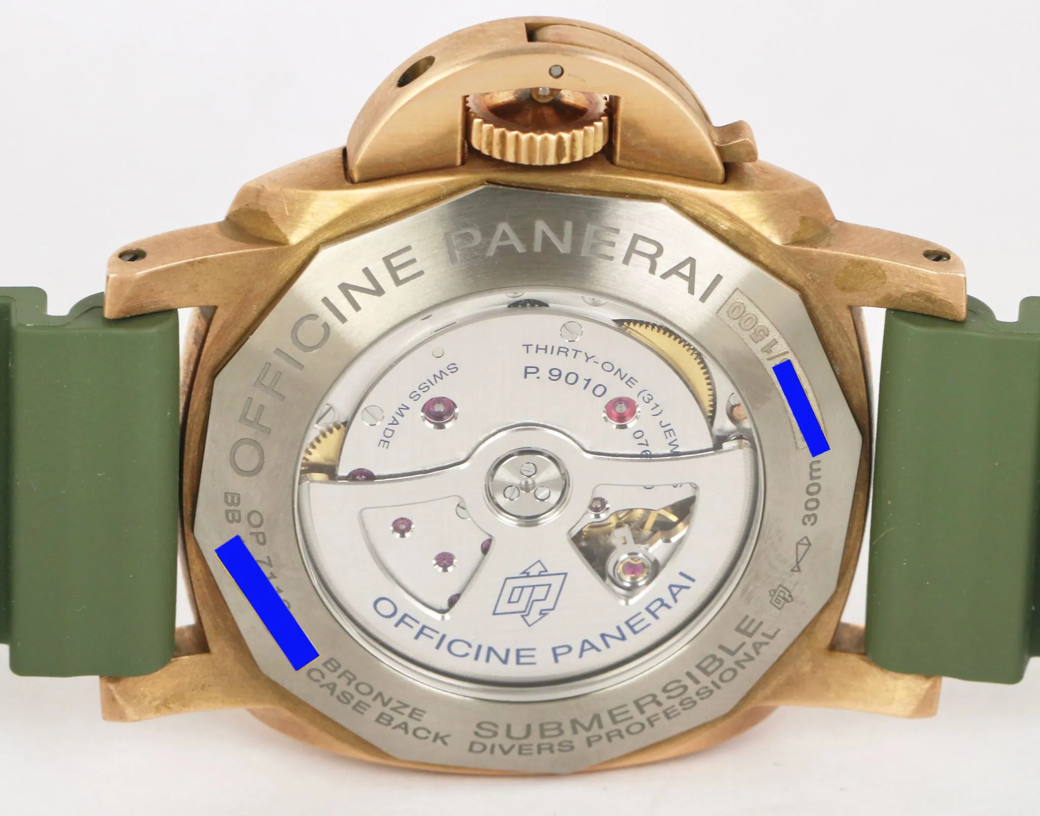 MINT Panerai Submersible 3 Day Bronzo PAM 968 Ceramic 47MM PAM00968 Bronze Watch