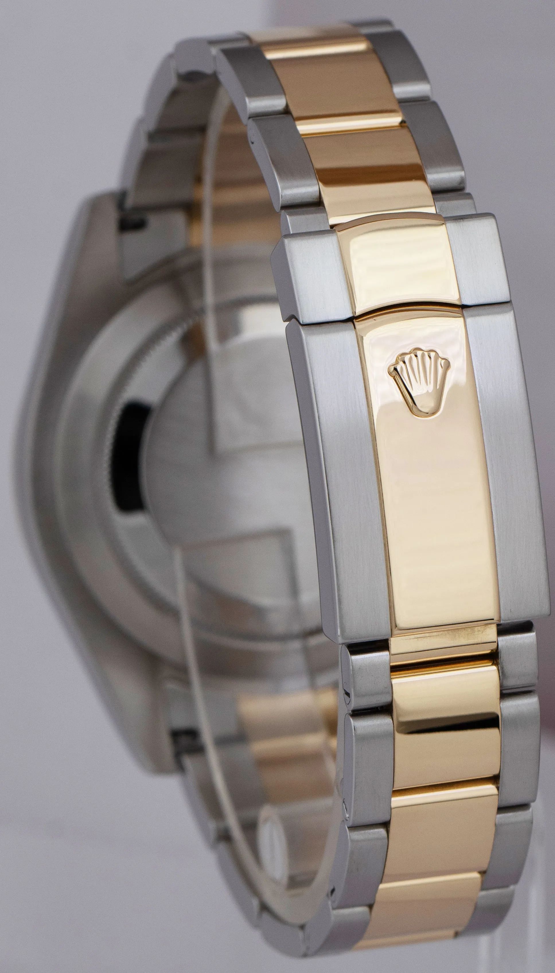 MINT Rolex Datejust II 2 Champagne 18K Two-Tone Gold Stainless 41mm Watch 116333