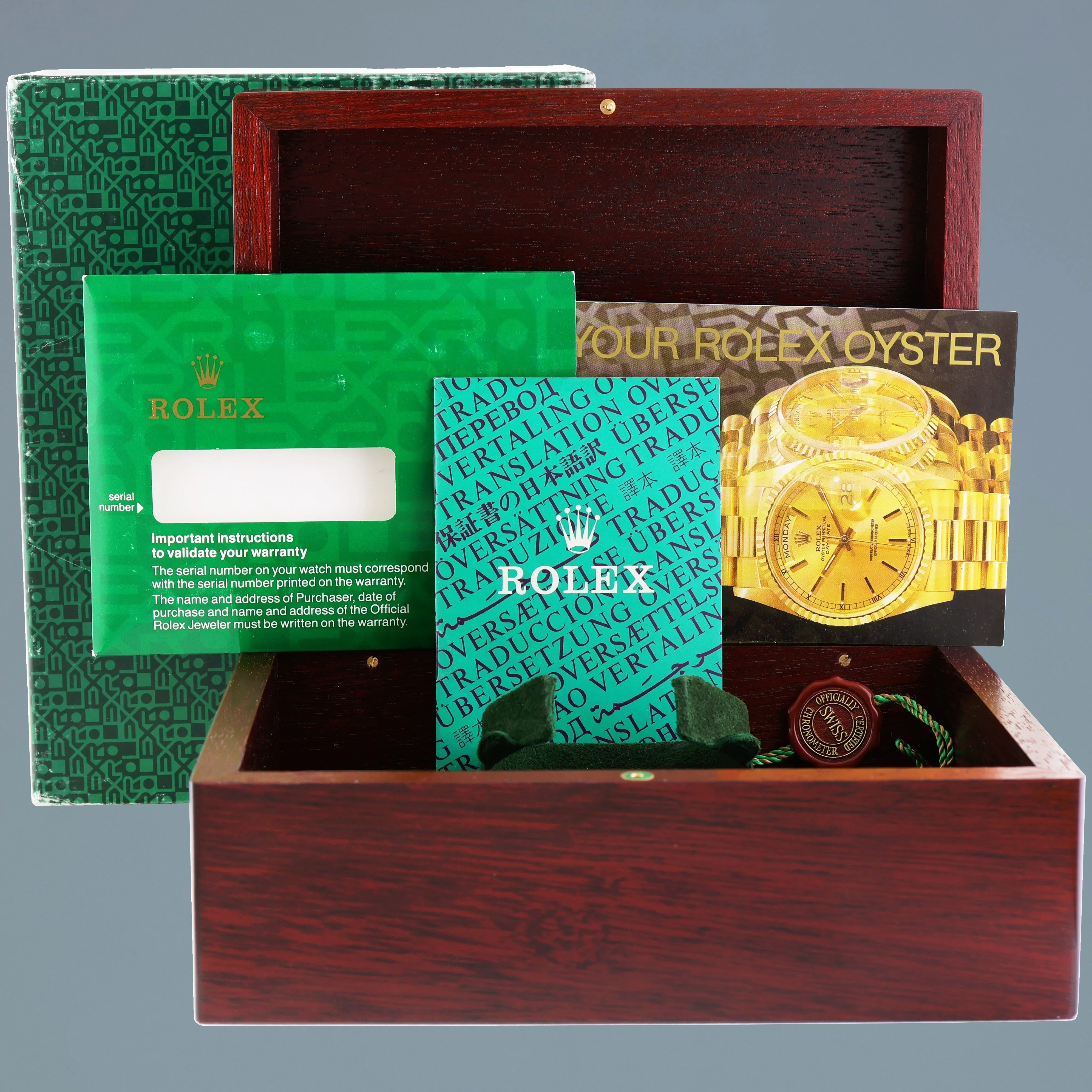 MINT Rolex Daytona White Gold 116519 White Mother of Pearl MOP Watch Box