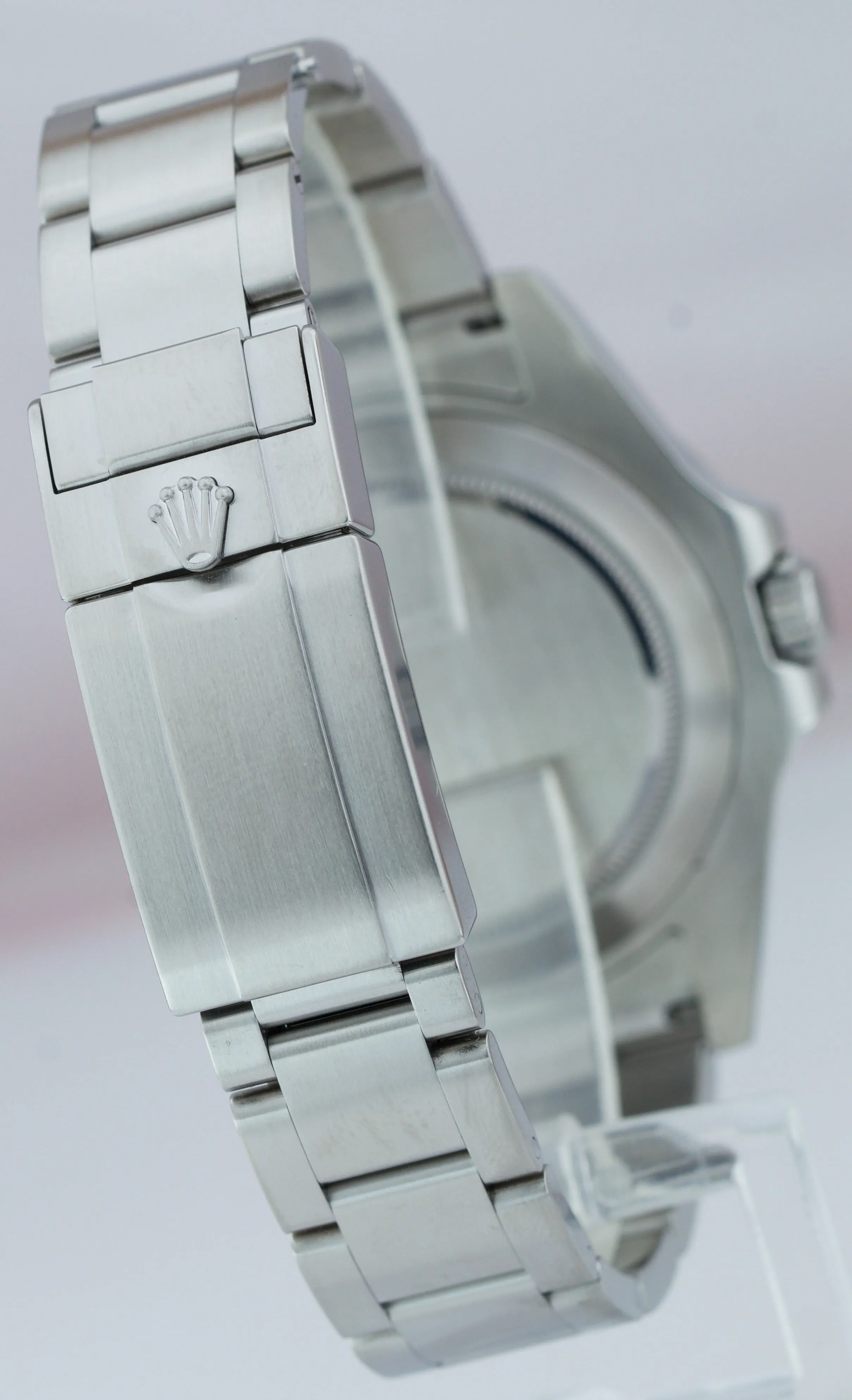 MINT Rolex Explorer II Orange POLAR WHITE Stainless 42mm GMT Date Watch 216570