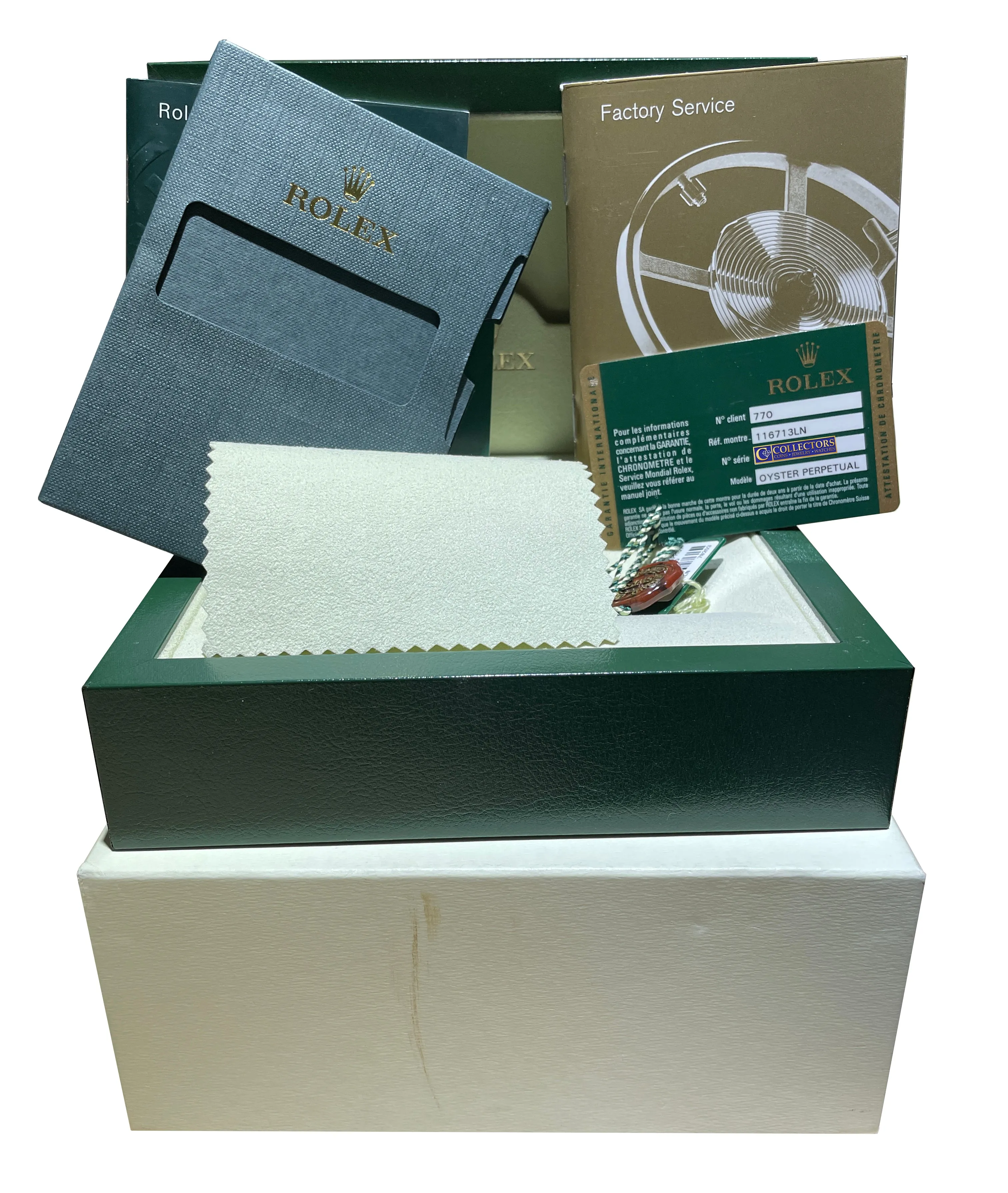 MINT Rolex GMT-Master II Ceramic Black Two-Tone Gold 40mm Watch FULL SET 116713