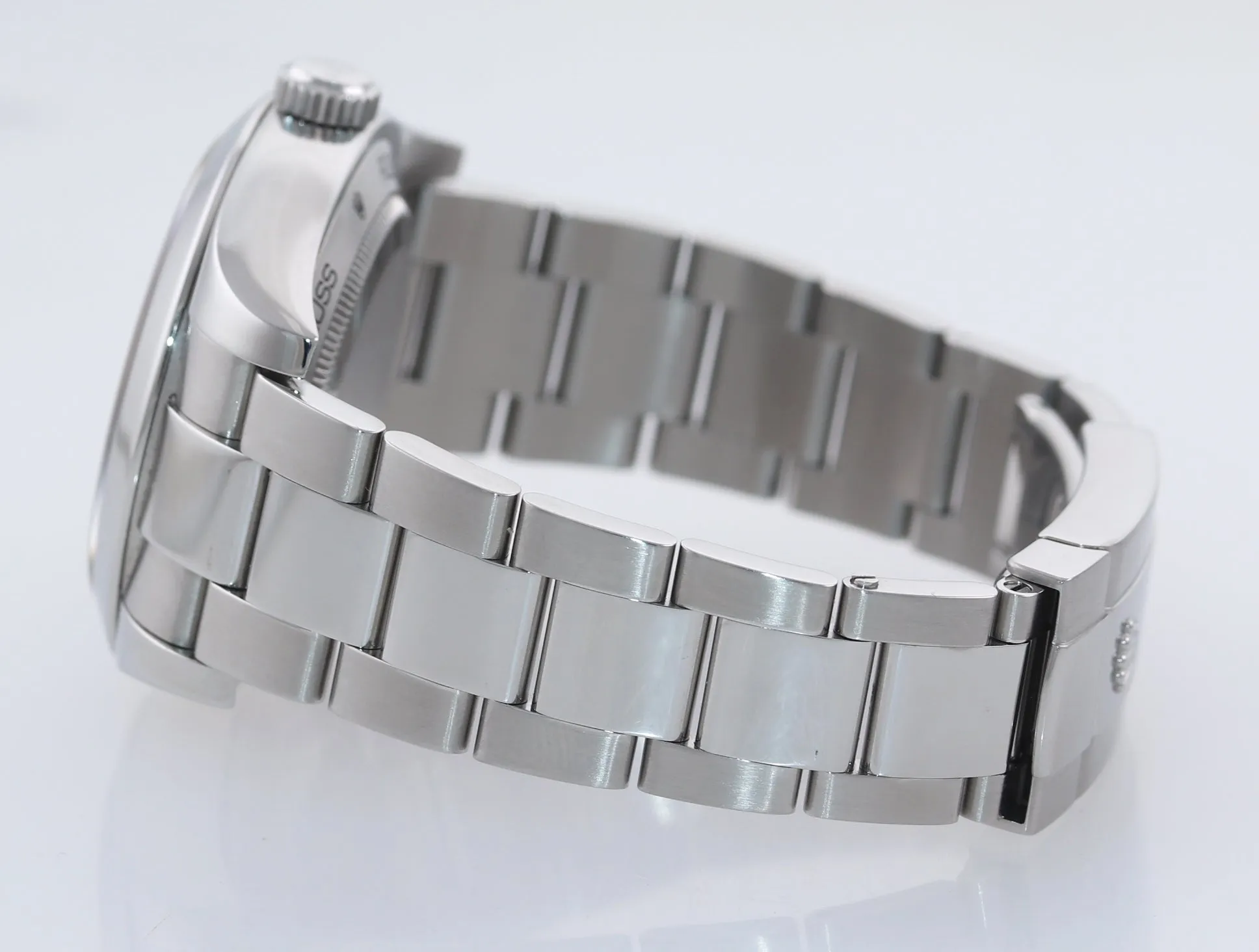 MINT Rolex Milgauss 116400 White Orange Steel Anti-Magnetic 40mm Watch Box
