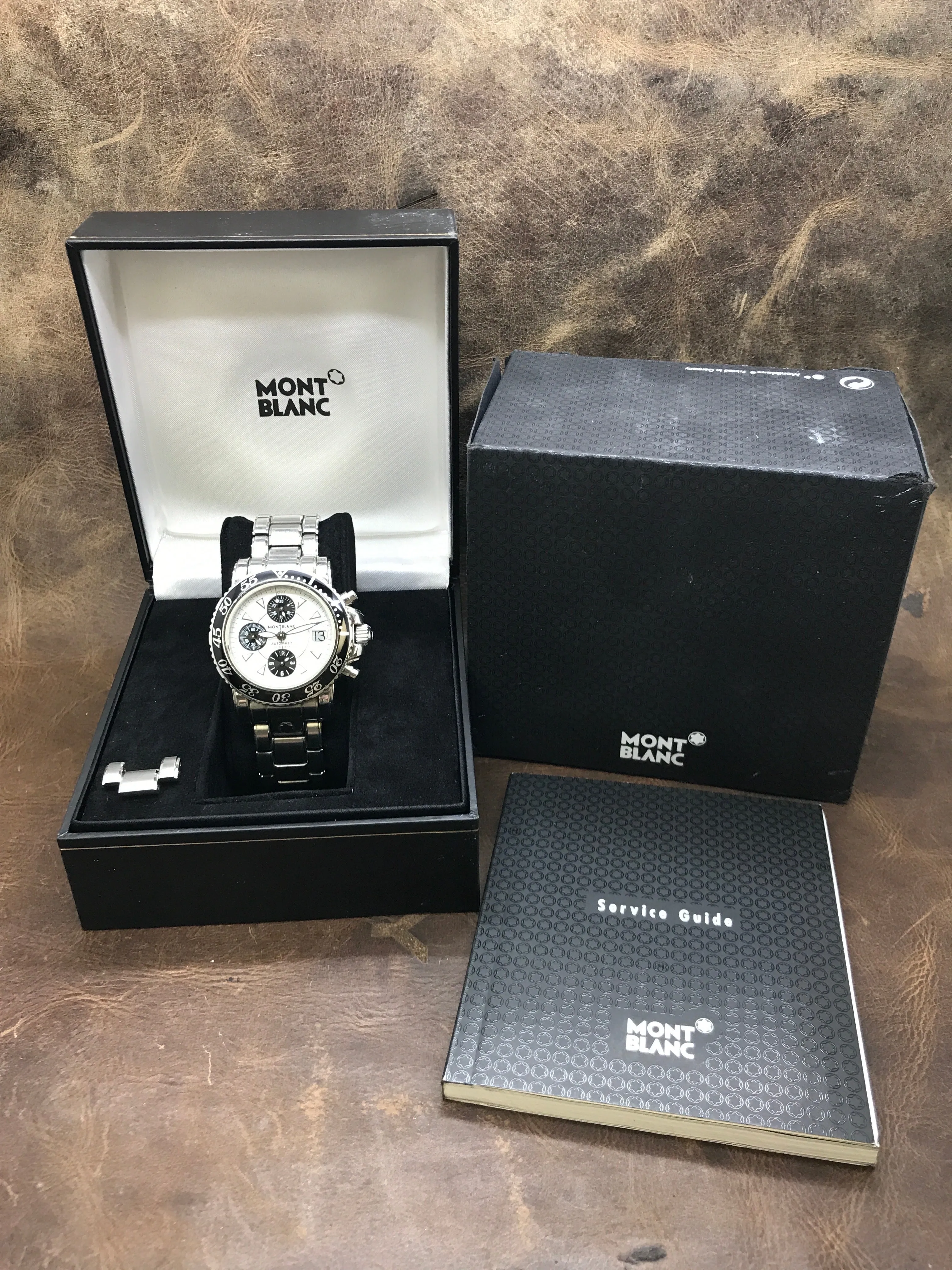 Montblanc Meisterstuck 7034 White Dial Automatic Men's Watch