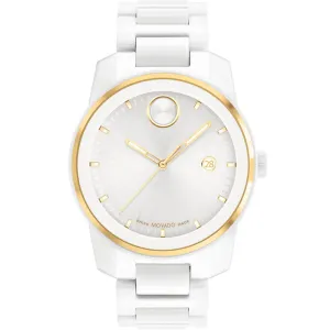 Movado BOLD Verso White Ceramic Men's Watch 3600900