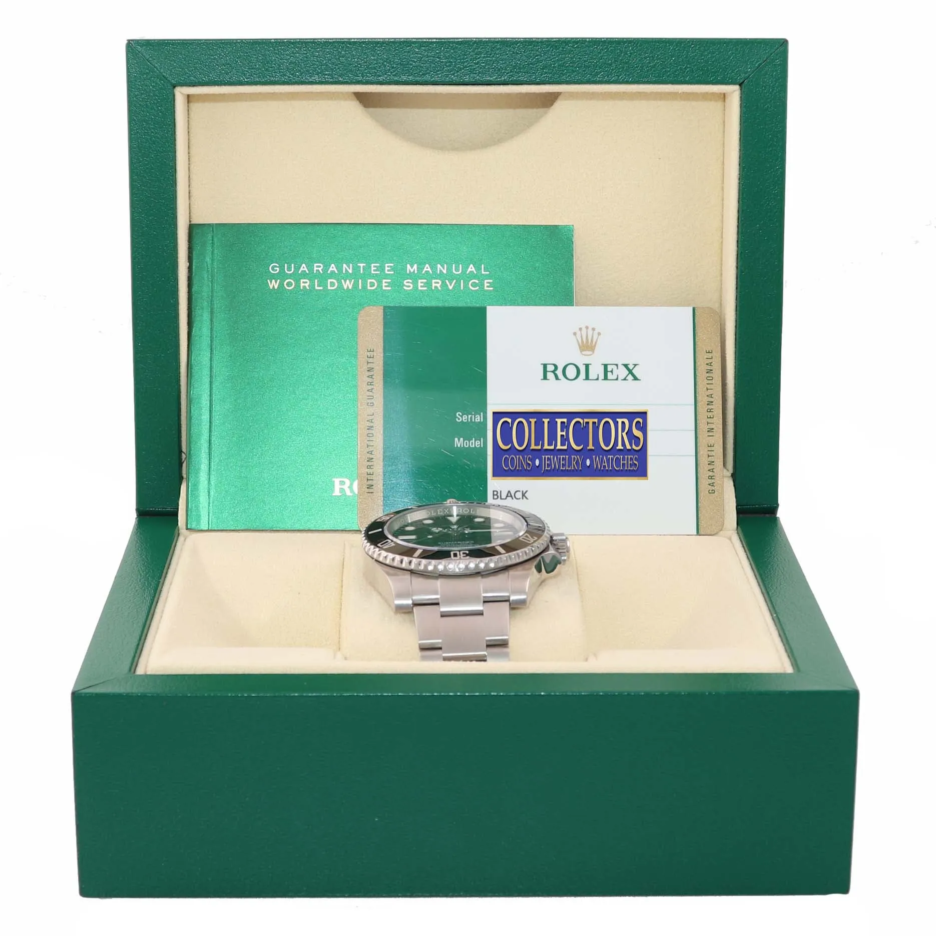NEW 2019 PAPERS Rolex Submariner No-Date 114060 Steel Black Ceramic Watch Box