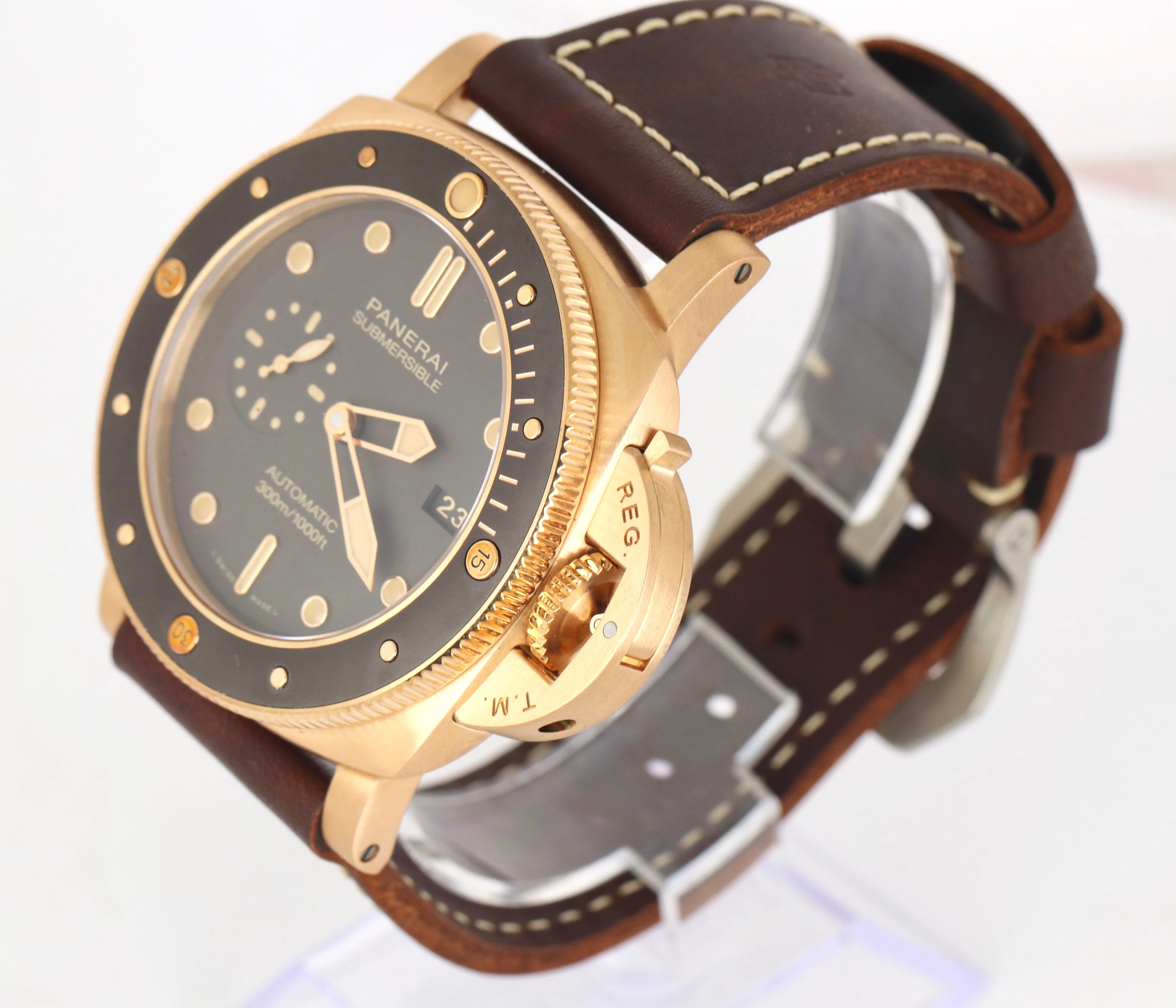 NEW 2020 Panerai Submersible 3 Day Bronzo PAM 968 Ceramic 47MM PAM00968 Bronze