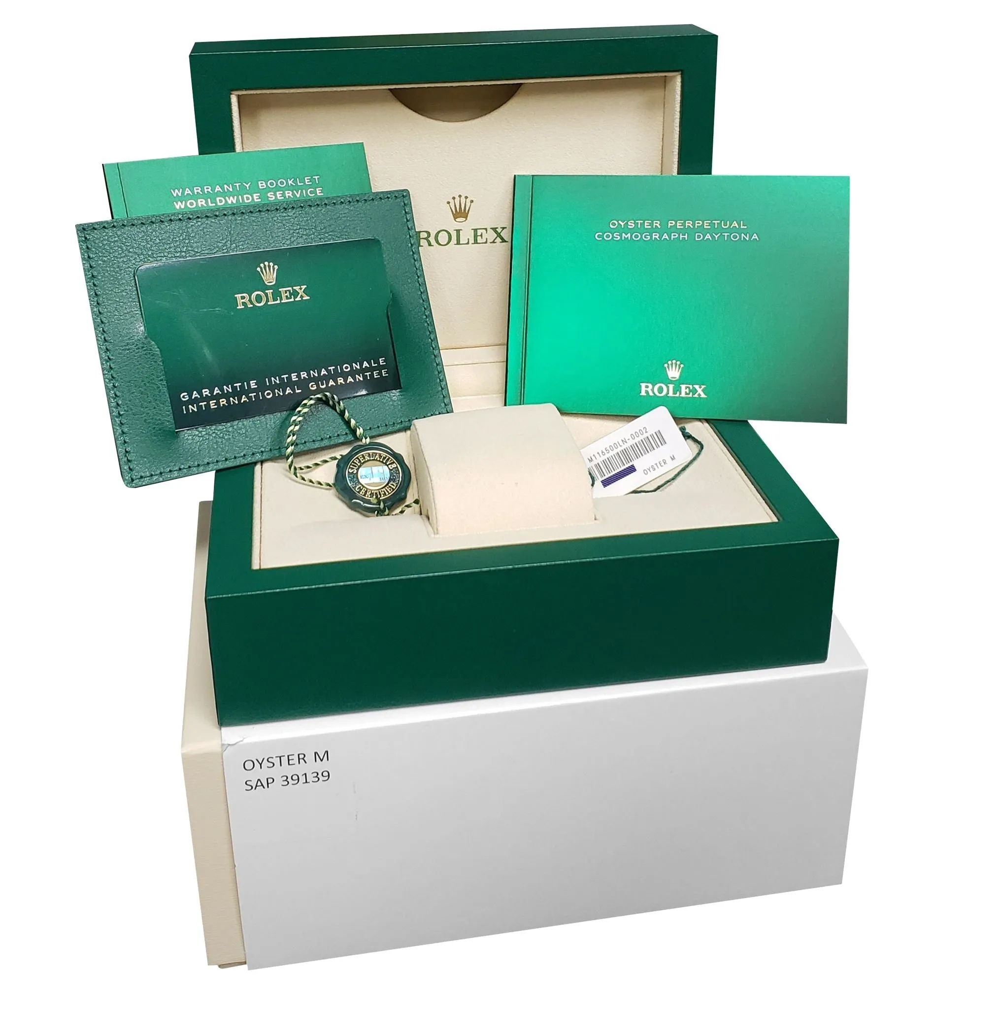 NEW APRIL 2022 Rolex Daytona Cosmograph Black Steel Chronograph Watch 116500 LN