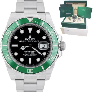 NEW DECEMBER 2020 Rolex Submariner 41mm Date GREEN KERMIT Ceramic Watch 126610 V