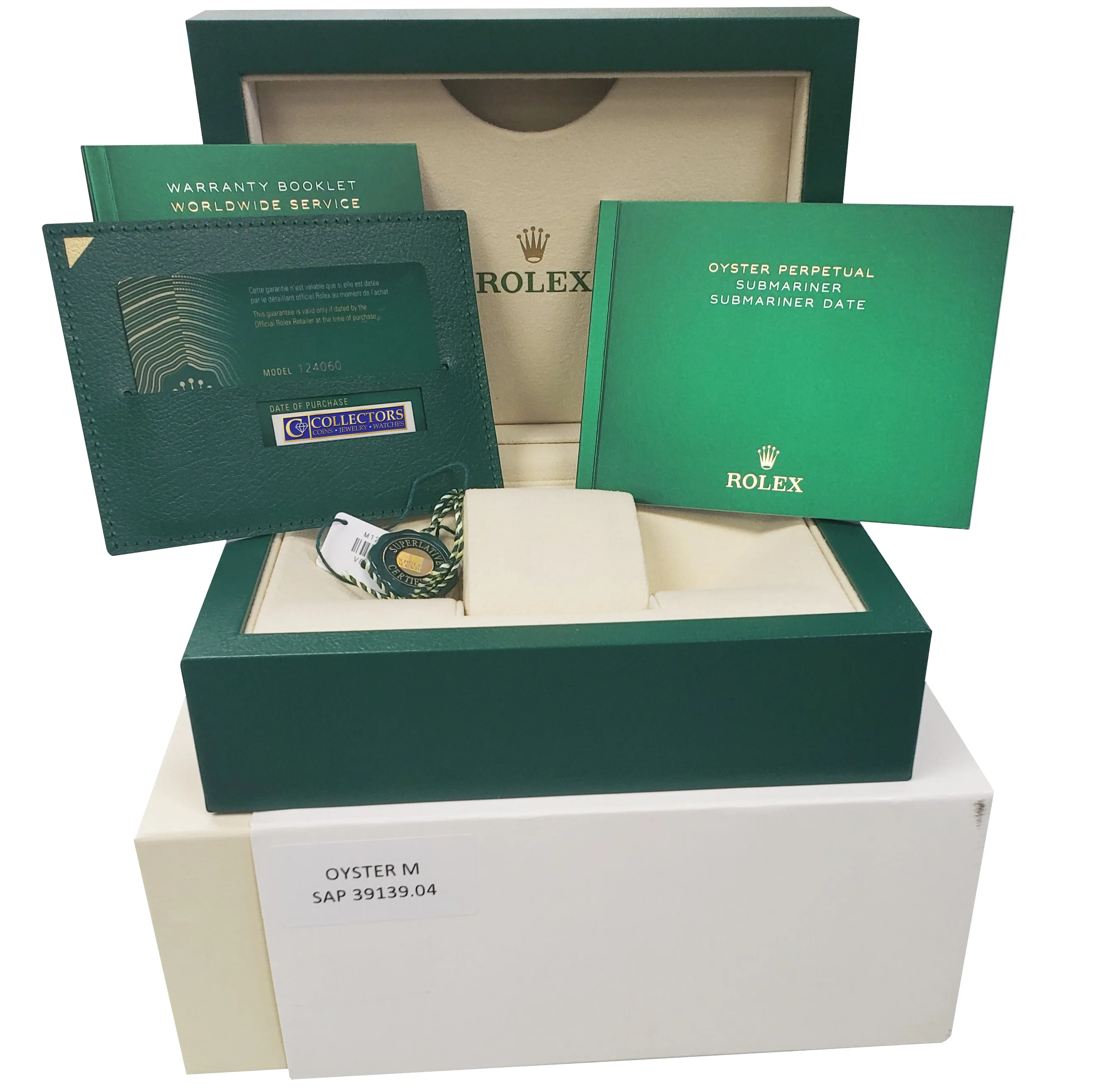 NEW JANUARY 2021 Rolex Submariner 41mm No-Date Black Ceramic Watch 124060 LN
