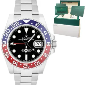NEW JUNE 2022 Rolex GMT-Master II Ceramic PEPSI OYSTER BRACELET 40mm 126710 BLRO