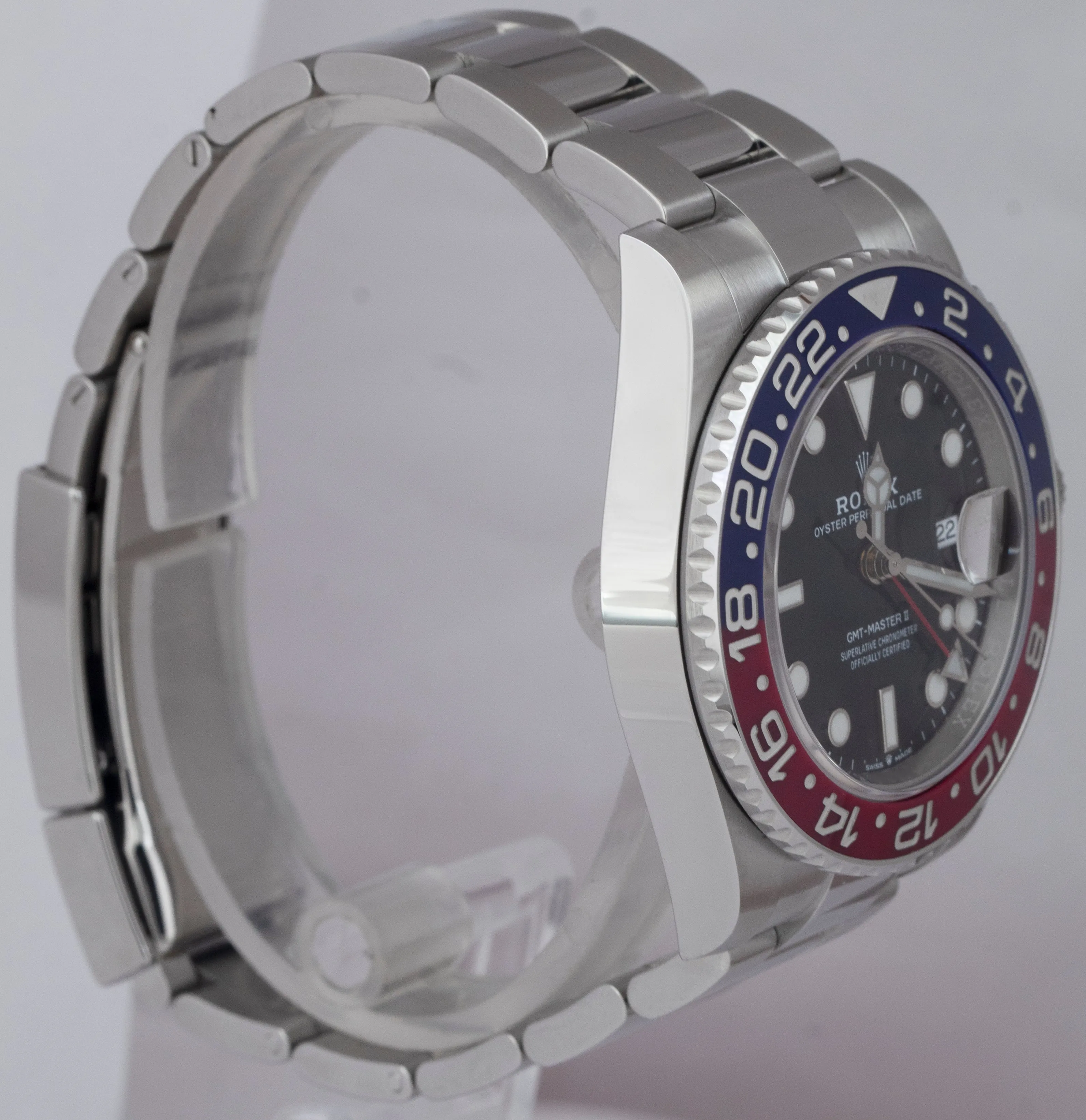 NEW JUNE 2022 Rolex GMT-Master II Ceramic PEPSI OYSTER BRACELET 40mm 126710 BLRO