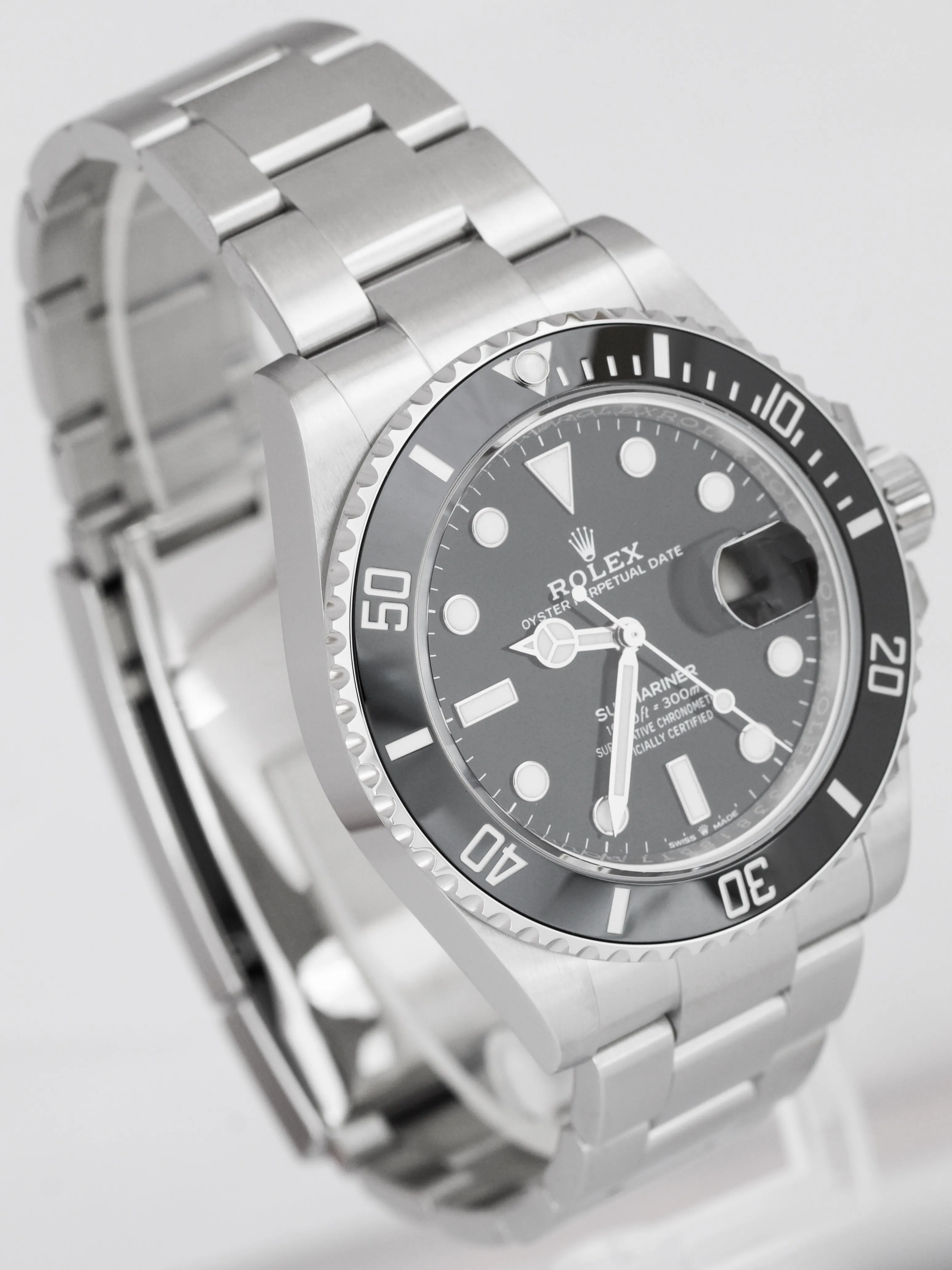 NEW MARCH 2022 Rolex Submariner 41mm Date Steel Black Ceramic Watch 126610 LN