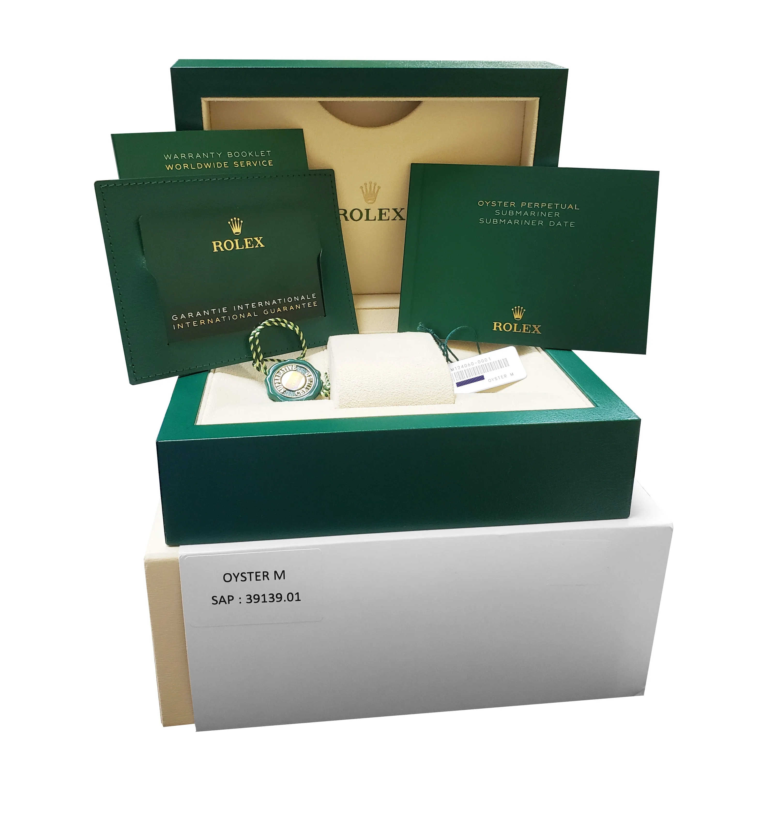 NEW MAY 2022 Rolex Submariner 41mm No-Date Black Steel Ceramic Watch 124060 LN