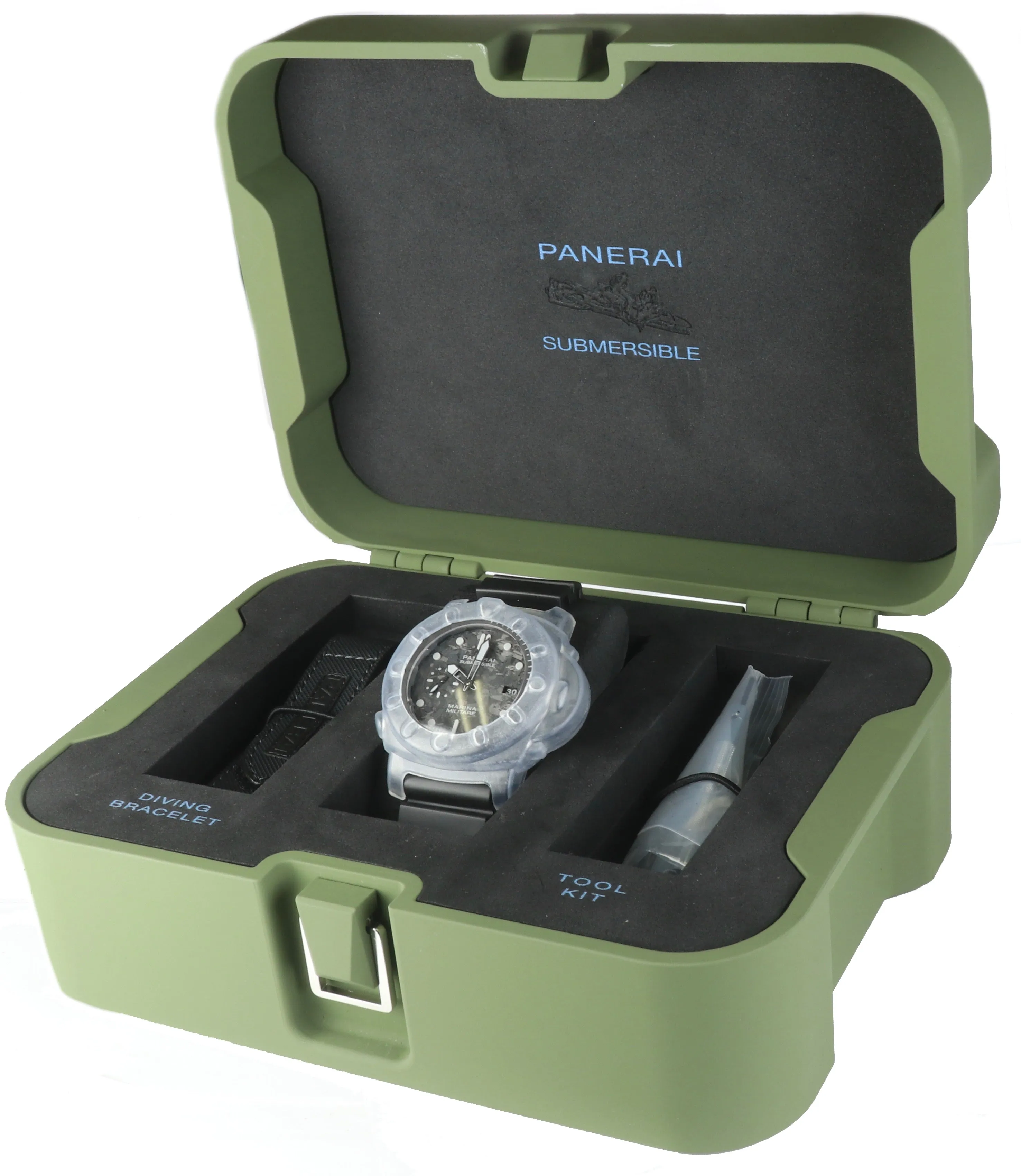 NEW NOV 2020 Panerai Marina Militare Carbotech PAM00979 Black 47mm Mens Watch