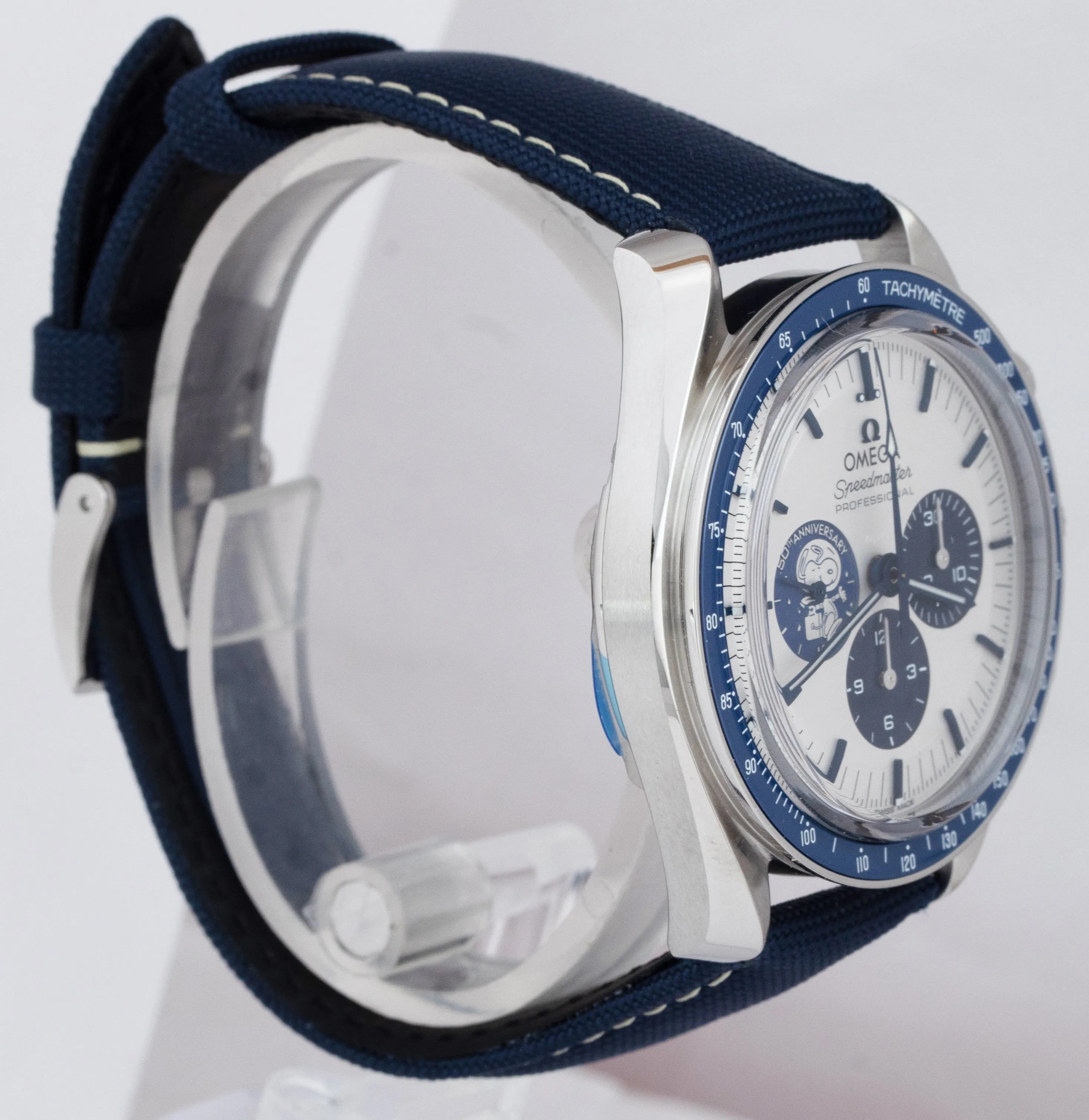 NEW Omega Speedmaster SILVER SNOOPY AWARD BLUE 310.32.42.50.02.001 42mm Watch